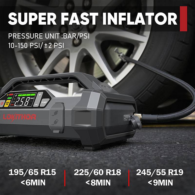 LOKITHOR JA401 super fast inflator for tires